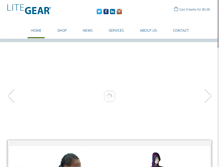 Tablet Screenshot of litegearbags.com